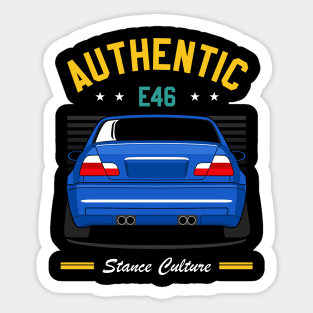 E46 Stance Cullture Sticker